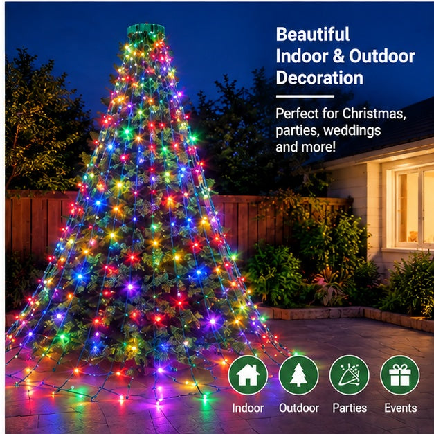 Christmas Tree Lights Colorful Led