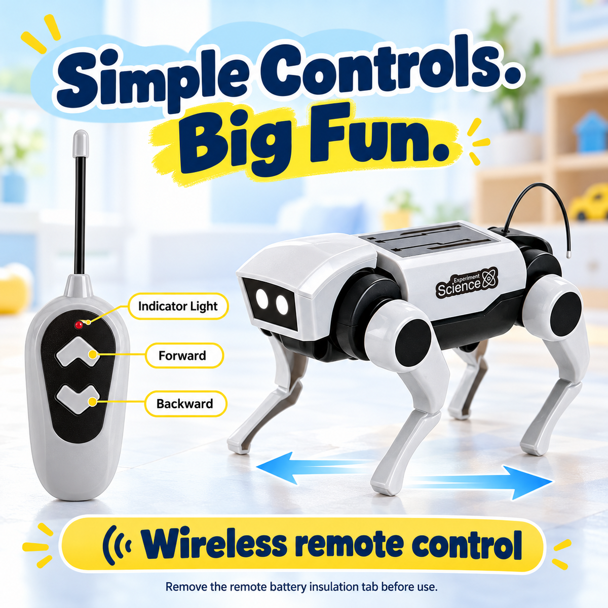 2-in-1 Remote Control Robot Dog & Cat – DIY Kit or Fully Assembled