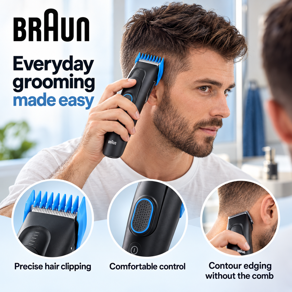 Braun HC5010 Hair Clipper – 9 Length Settings