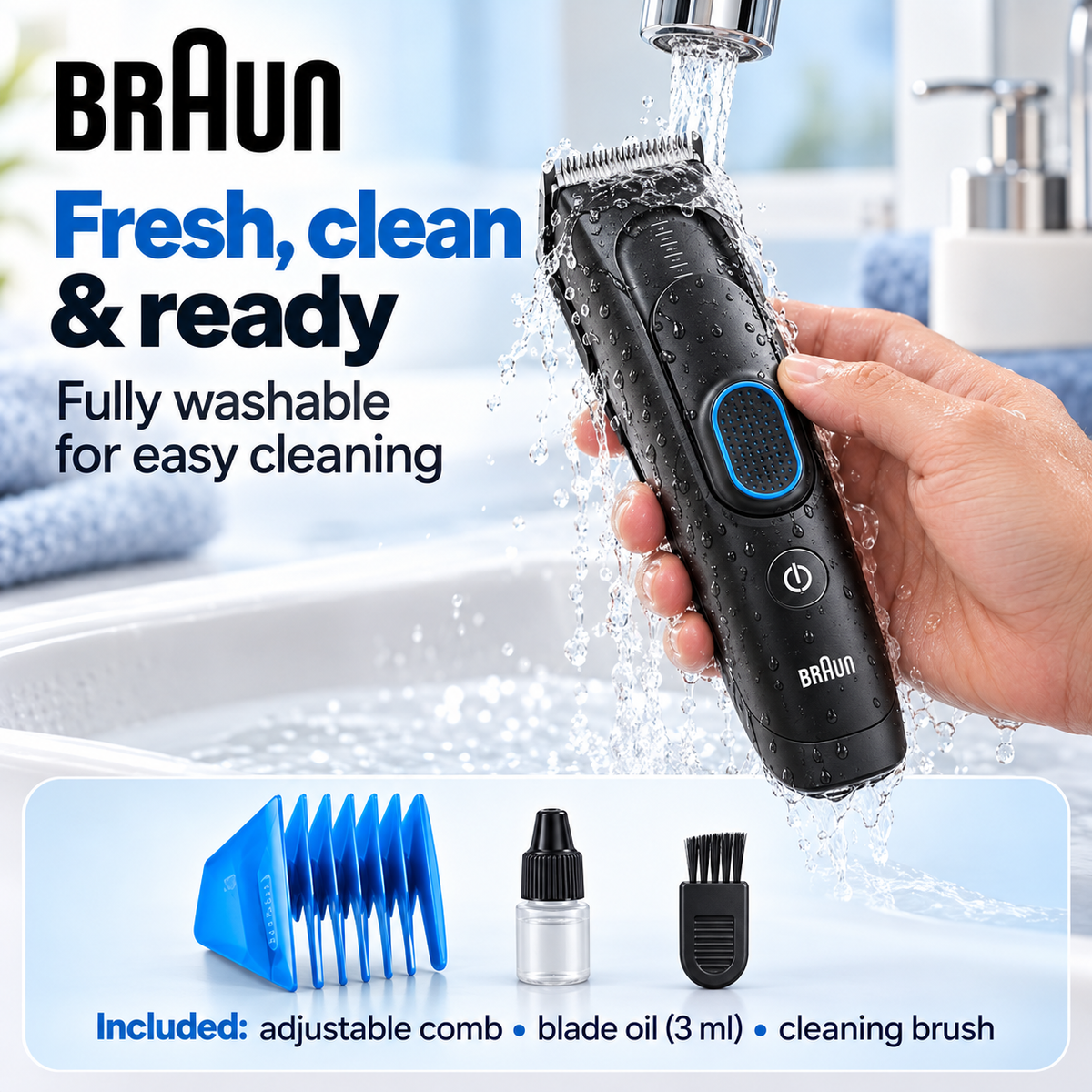 Braun HC5010 Hair Clipper – 9 Length Settings
