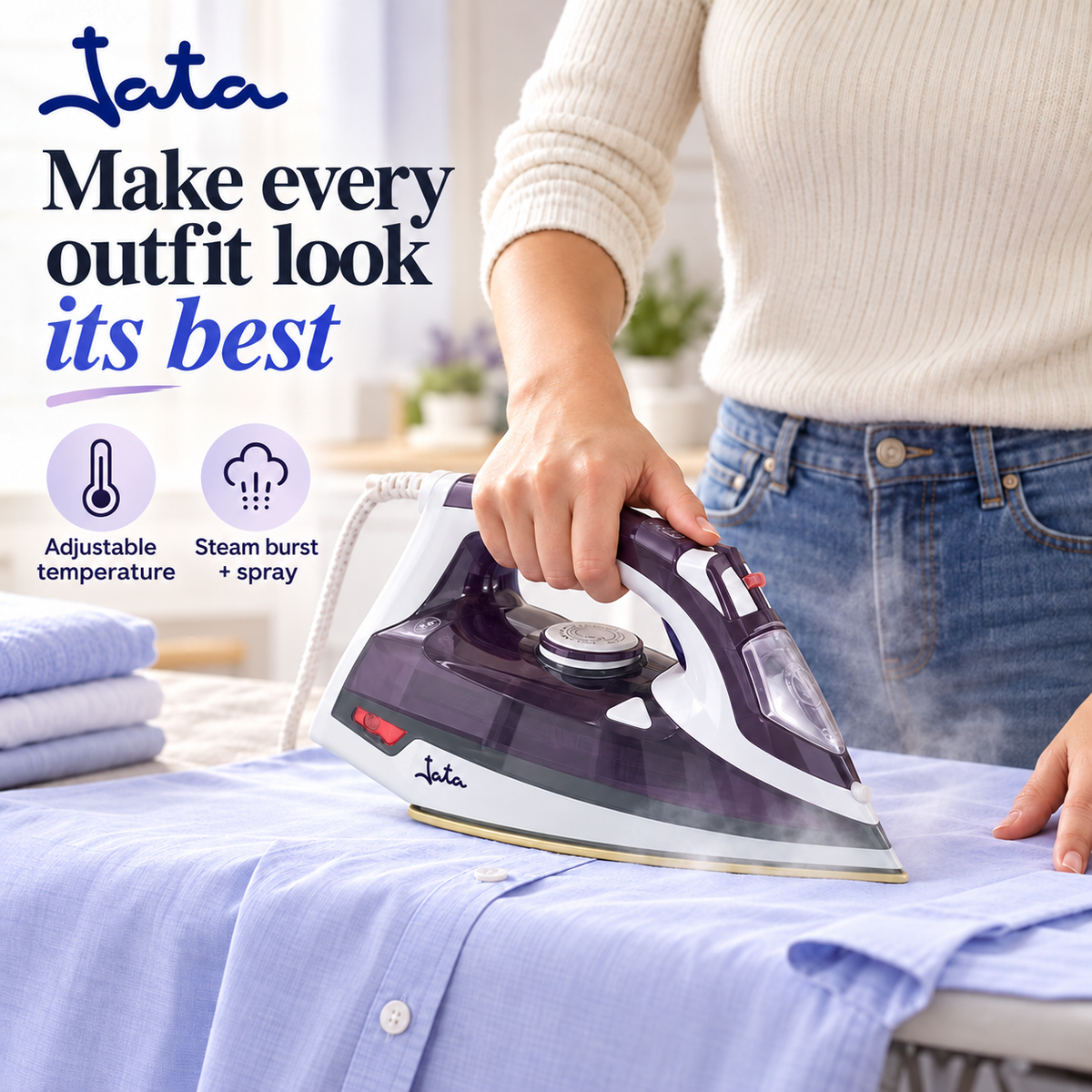 Jata PL221C Ceramic Steam Iron 2400W