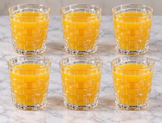 Textured Glass Tumbler